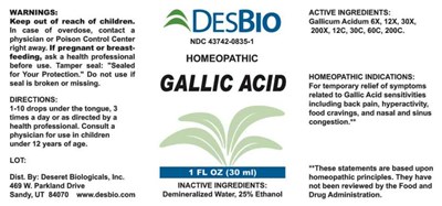 Gallic Acid (Dsrt41 Gallic Acid 8 26 16)